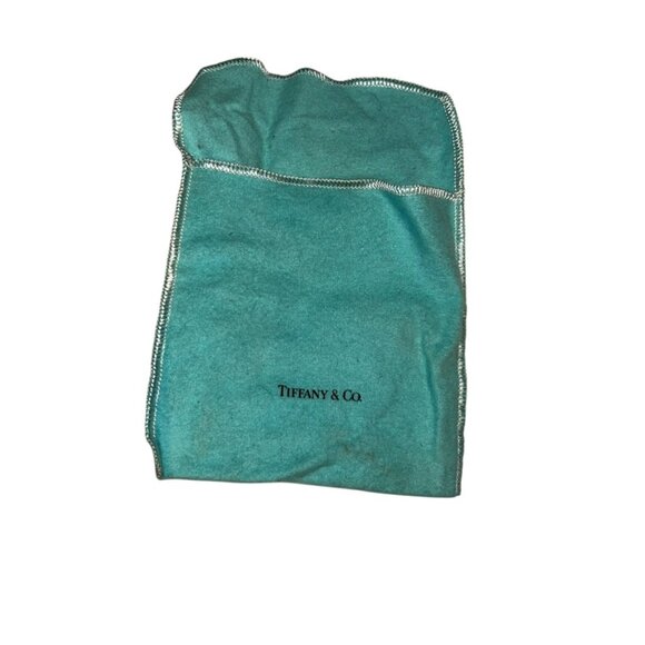 tiffany & co signature blue flannel jewelery dust bag cover pouch - Picture 4 of 4